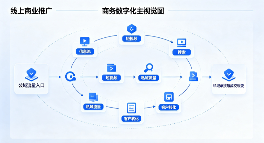 东至县线上商业推广怎么做？全域流量闭环搭建与低成本转化实战指南
